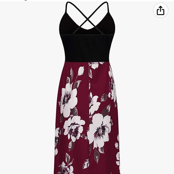 BAIKEA Women's Breastfeeding Floral Sundress Maternity Nursing Dress - Small - Picture 8 of 8